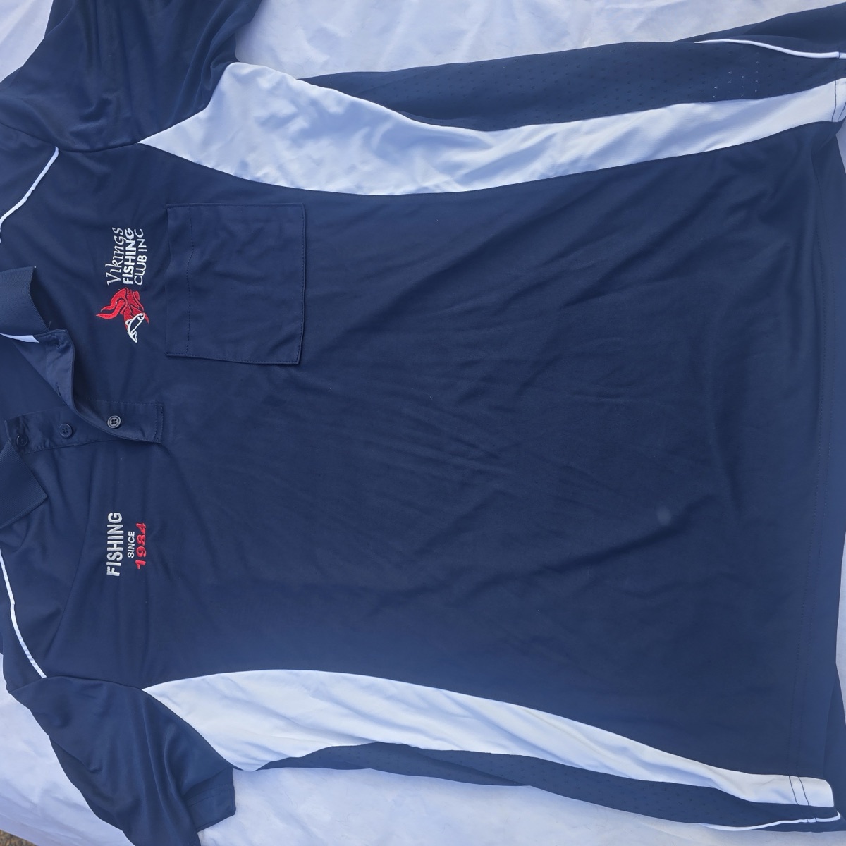 Tuggeranong Vikings Fishing Club club polo shirt