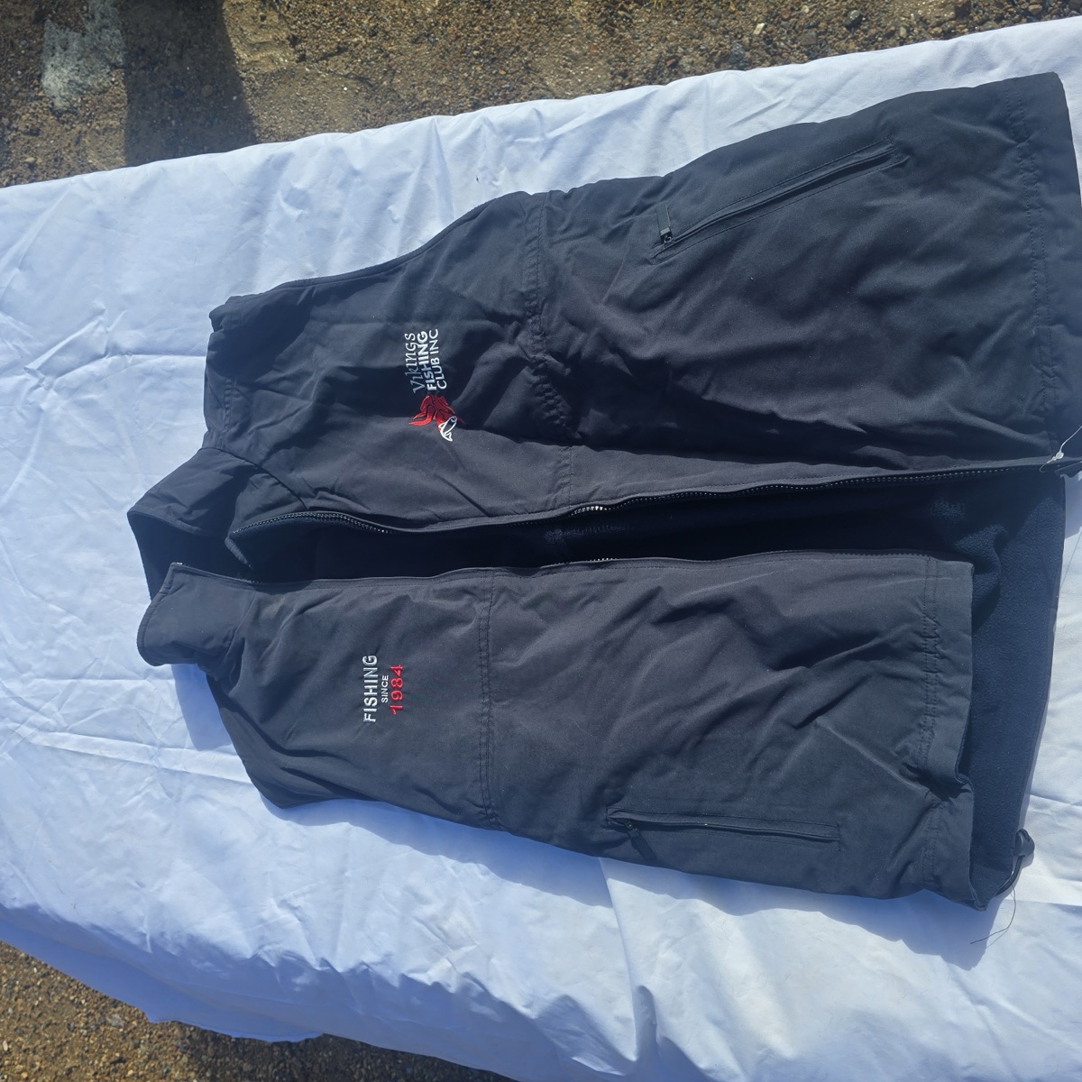 Tuggeranong Vikings Fishing Club soft-shell jacket